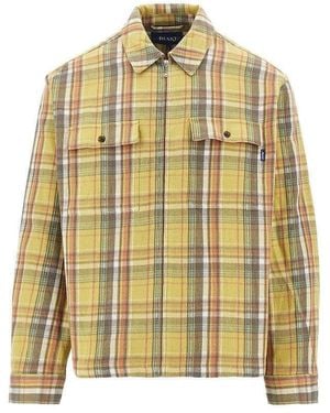 AWAKE NY 'Rivington' Flannel Shirt - Yellow