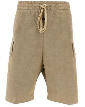 Fear Of God Nylon And Wool Blend Cargo Shorts - Green