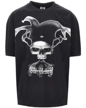 Umbro 'Lasered Jester' Print T-Shirt - Black
