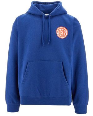 Obey ' Bubble' Hoodie - Blue