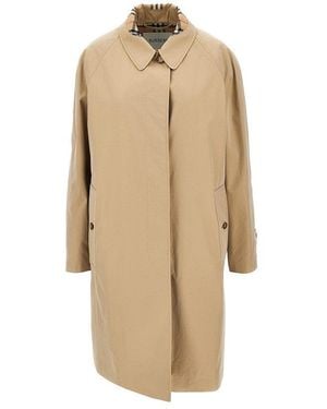 Burberry 'Camden' Medium Car Coat - Natural