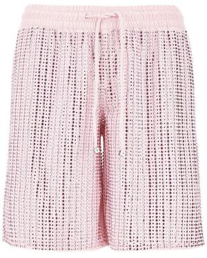 VENUJA Bermuda Mare Con Strass Donna - Rosa