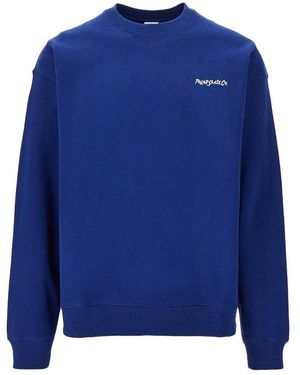 POLAR SKATE 'Dave' Crewneck Sweatshirt - Blue