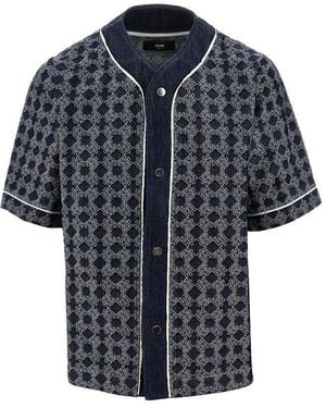 Amiri Camicia Baseball - Blu
