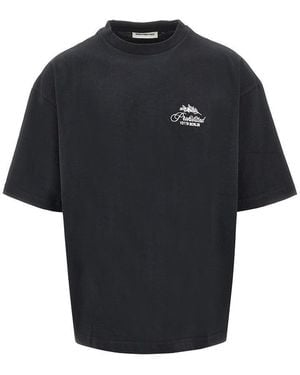 Prohibited 'Pb Leaf' Embroidered T-Shirt - Black