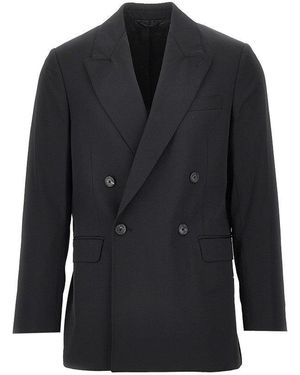 Cmmn Swdn 'Vigar' Double-Breasted Jacket - Blue