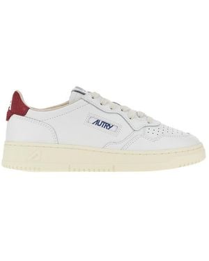 Autry Medalist Low Leather Sneakers - White