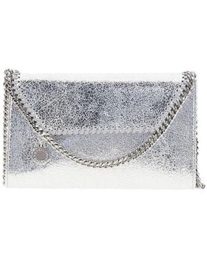 Stella McCartney Mini 'Falabella' Crossbody Bag - Grey