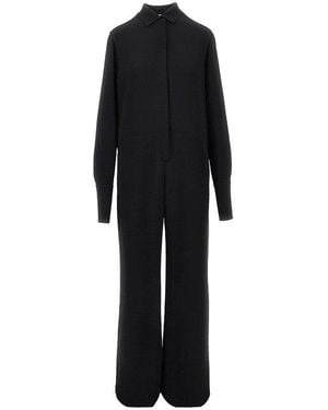 Fendi Silk Cady Jumpsuit - Black