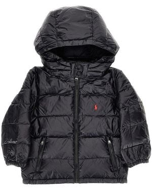Ralph Lauren Recycled Polyester Down Jacket Kids - Black