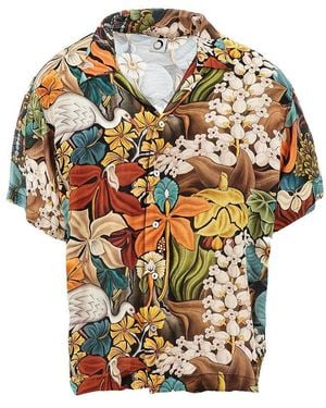 Endless Joy 'Tumbuhan' Crepe Shirt - Multicolour
