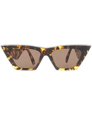 Phoebe Philo Occhiali Da Sole 'Peak Light' - Marrone
