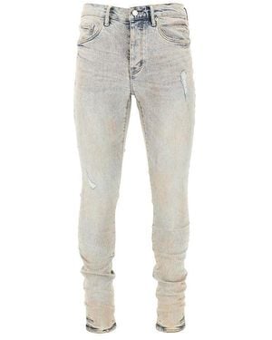 Purple Brand Mud Distressed P001 Skinny Jeans - Grey
