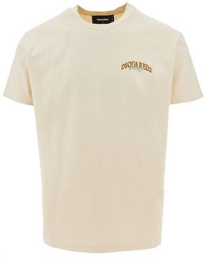 DSquared² Cool Fit Heritage T-Shirt - Natural