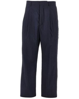 Tatras 'Areto' Cotton-Blend Trousers With Dart - Blue