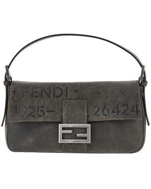 Fendi 'Baguette 26424' Bag - Black