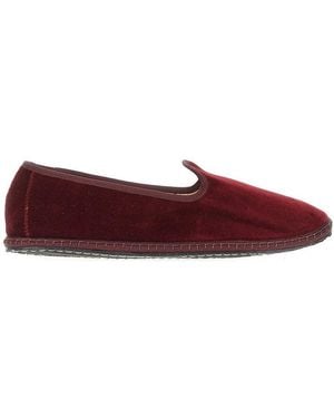 Vibi Venezia Velvet Slippers - Red