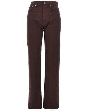 Phoebe Philo Straight Leg Classic Jeans - Brown