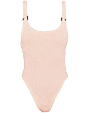 Hunza G 'Domino' Swimsuit - Pink