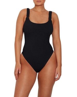 Hunza G 'Domino' Swimsuit - Blue