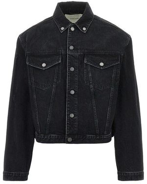 Entire studios Shrunken Denim Jacket - Black