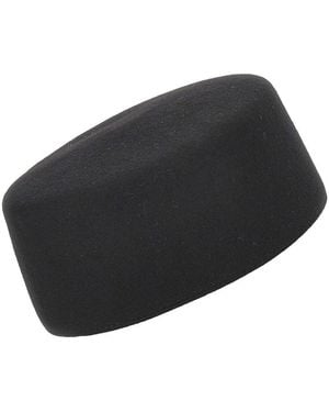 Maison Olga 'Le Pillbox' Hat - Black