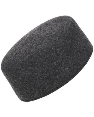 Maison Olga 'Le Pillbox' Hat - Grey