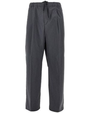 Herno Tech-Merino Trousers - Grey