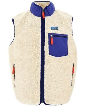 Patagonia 'Classic Retro-X' Fleece Vest - Blue