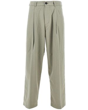 Obey 'Otis' Pleated Trousers - Green