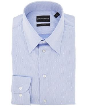 Emporio Armani Camicia Modern Fit - Blu