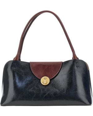 Versace Medium 'Vivian' Leather Bag - Blue
