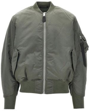 Alpha Industries Reversible Ma-1 Base Flight Jacket - Green