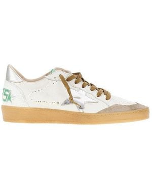Golden Goose 'Ballstar' Nappa Leather Sneakers - Natural