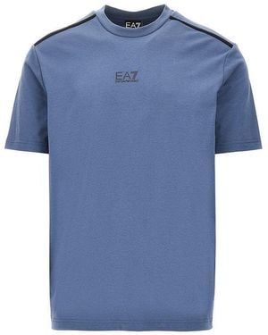 EA7 Natural Ventus 7 T-Shirt - Blue