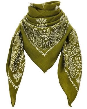 Destin 'Judy' Wool Squared Scarf - Green
