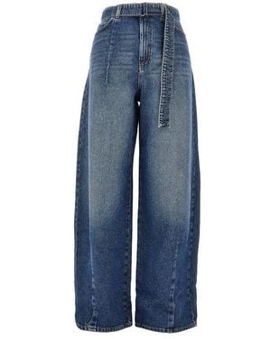 Weekend by Maxmara Cotton Denim Oversized Jeans - Blue