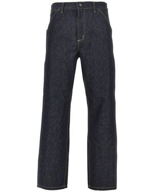 Carhartt 'Single Knee' Denim Trousers - Blue