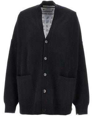 Extreme Cashmere 'N.24 Tokio' Cashmere-Blend Cardigan - Blue