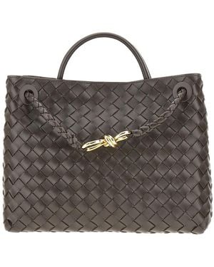 Bottega Veneta Medium 'Andiamo' Bag - Metallic