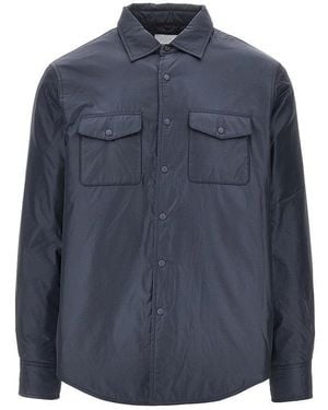 Aspesi '13 Più' Padded Nylon Overshirt - Blue