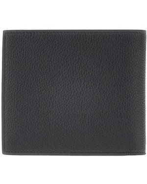 Thom Browne Grained Leather Bi-Fold Wallet - Black