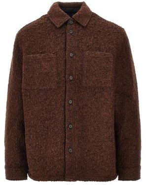 Wax London 'Mount' Reversible Overshirt - Brown