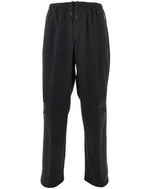 Herno Wool Touch Trousers - Black