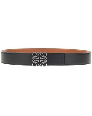 Loewe Cintura Reversibile 'Anagram' - Nero