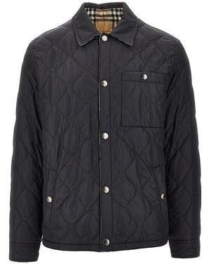 Burberry Overshirt Reversibile - Nero