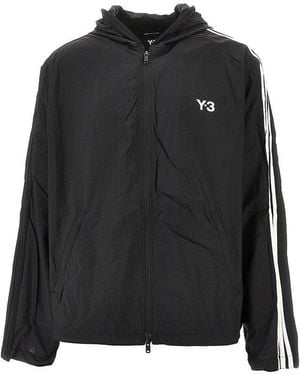 Y-3 Nylon Windbreaker Jacket - Black