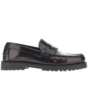 Bianco 'Biagreg' Leather Loafers - Black