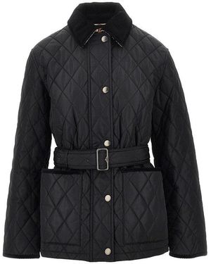 Burberry Quilted Nylon Jacket - Black