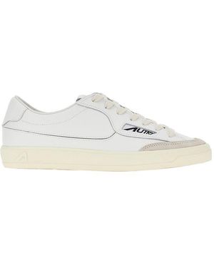 Autry Windscape Low Leather Trainers - White
